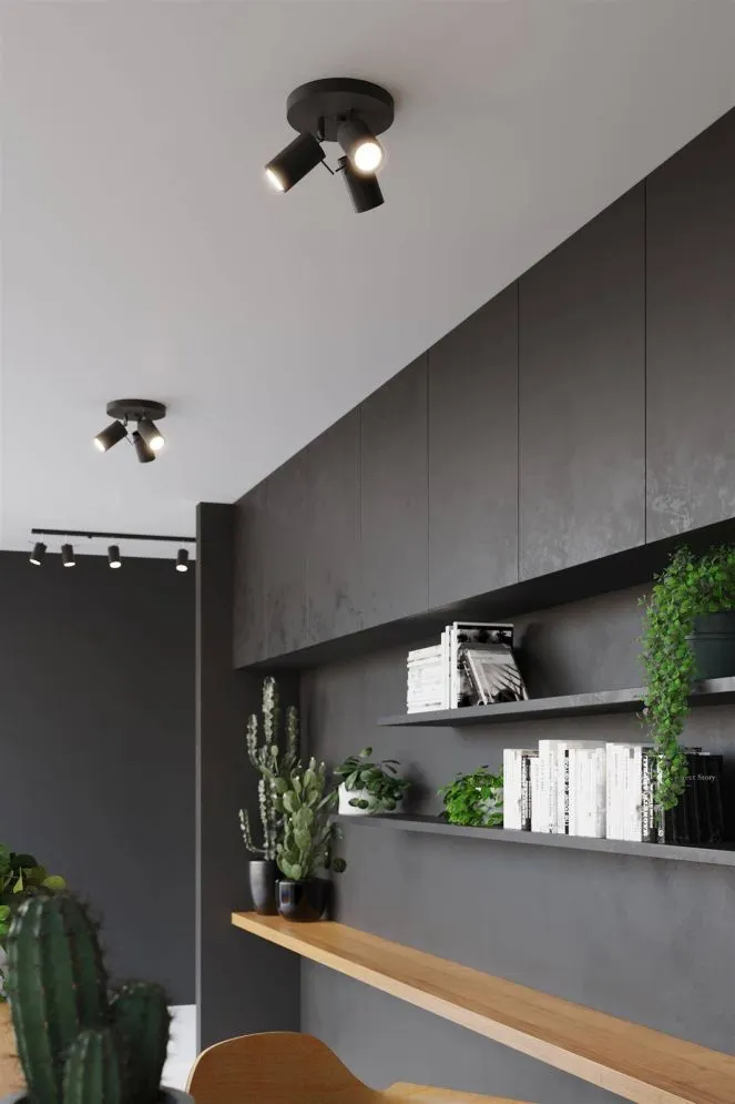 Plafon RING 3P czarny | sklep MIRAT  kolekcja ring