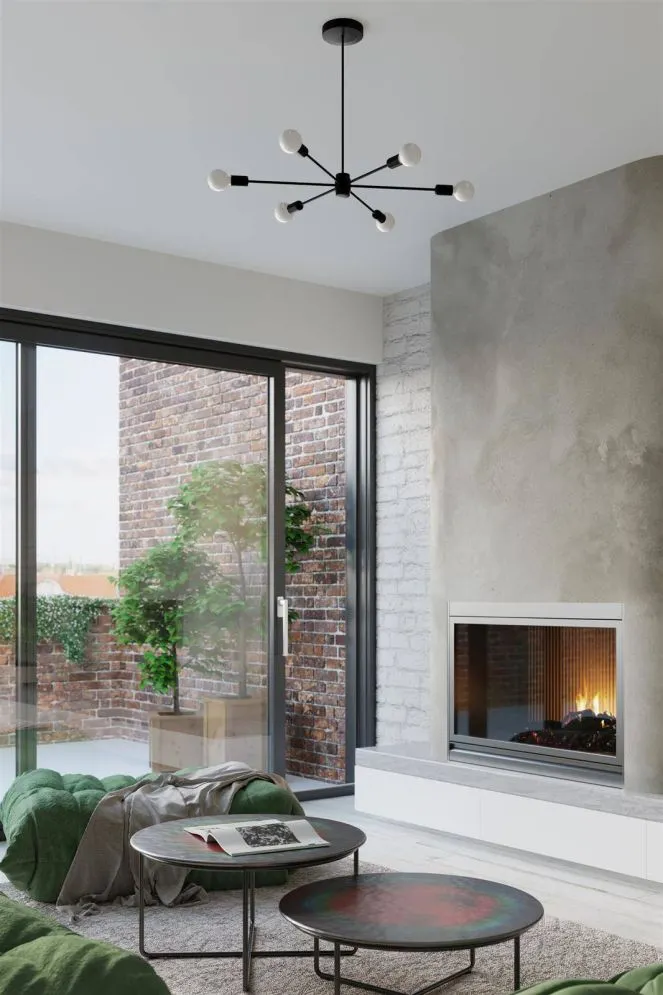 Żyrandol LANGO 6 czarny | sklep MIRAT  kolekcja lango