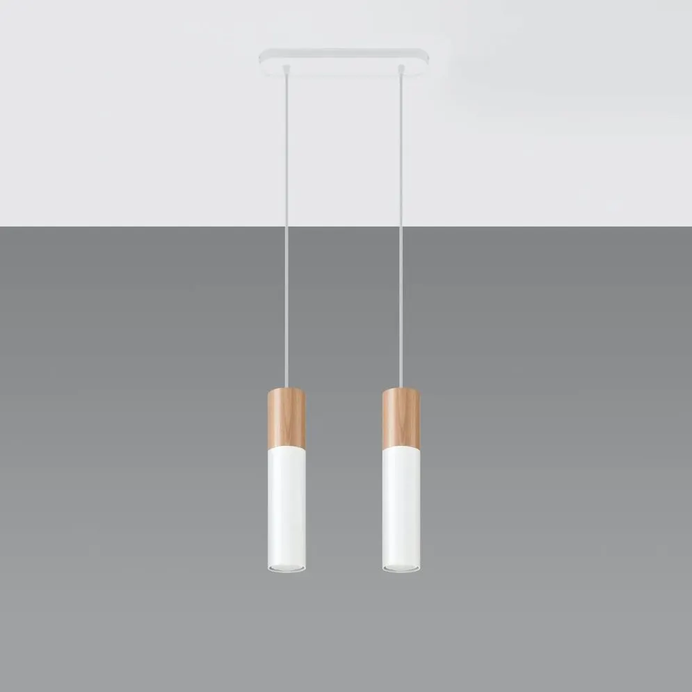 Lampa wisząca PABLO 2 biała | sklep MIRAT  kolekcja pablo