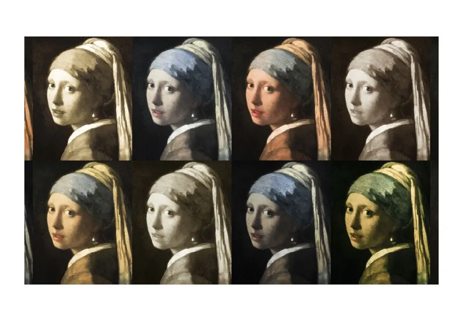 Fototapeta - Dziewczyna z perłą (Pop art)-2