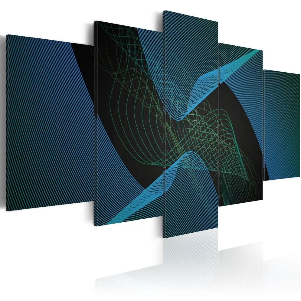 Obraz - Ciemna abstrakcja-1