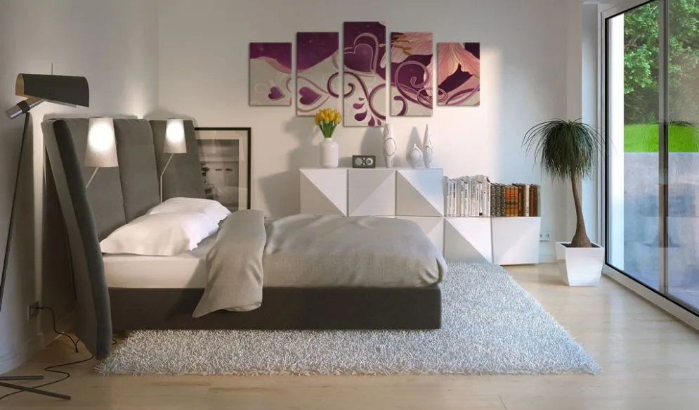 Obraz - Serca i lilia-2