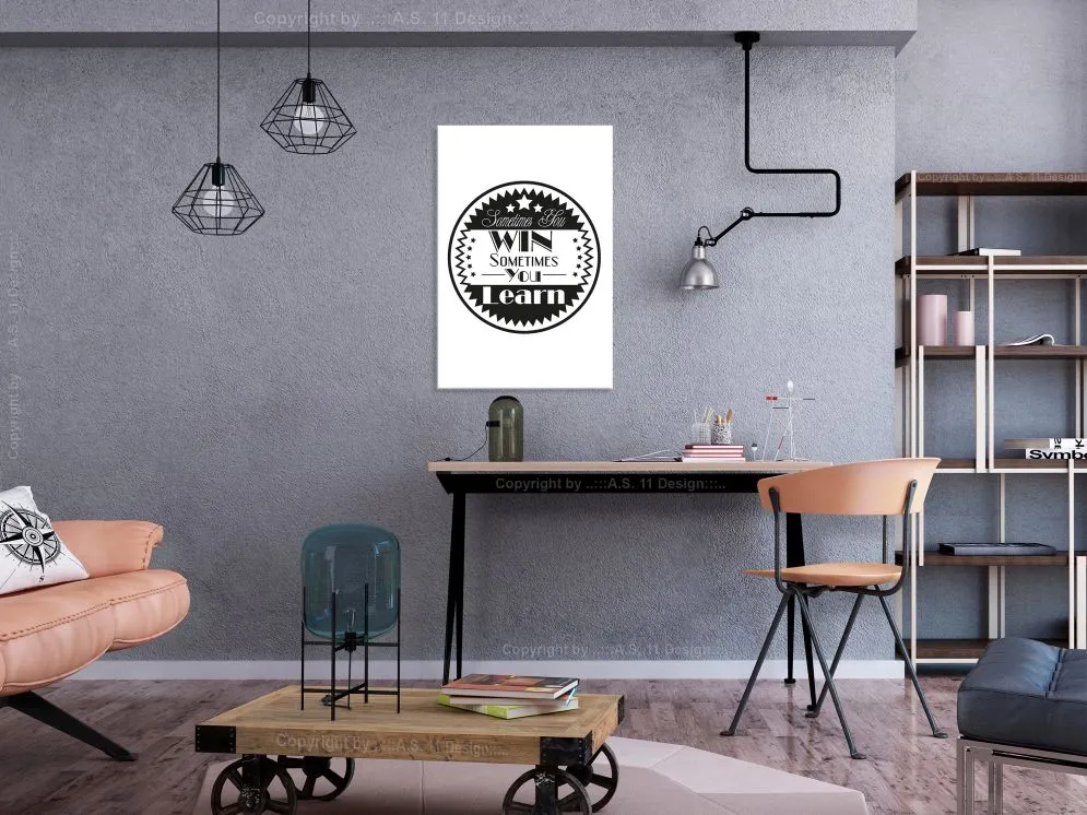 Obraz - Sometimes you win sometimes you learn (1-częściowy) pionowy-2