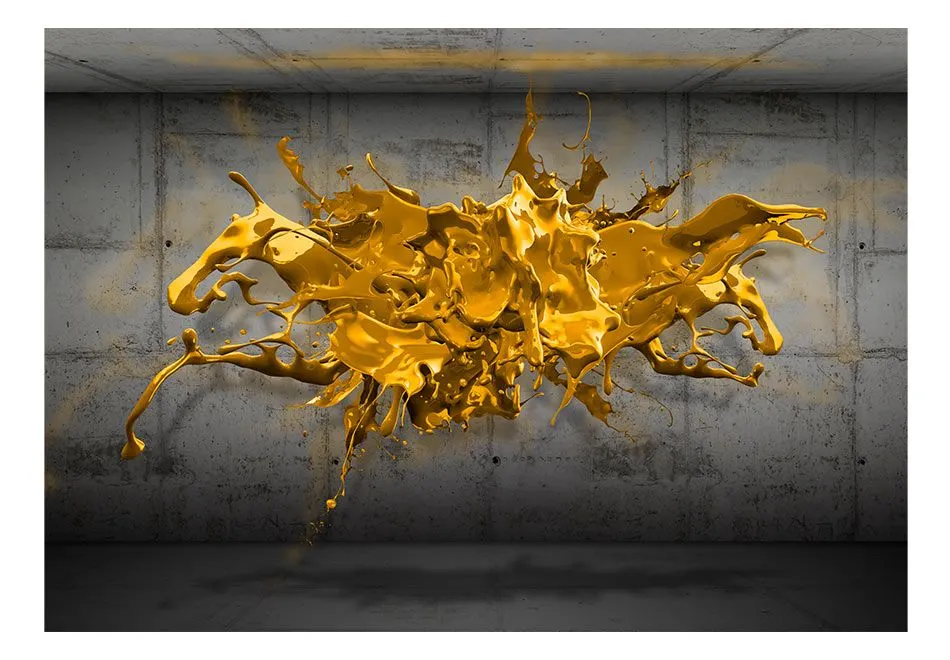 Fototapeta - Żółty kleks-2