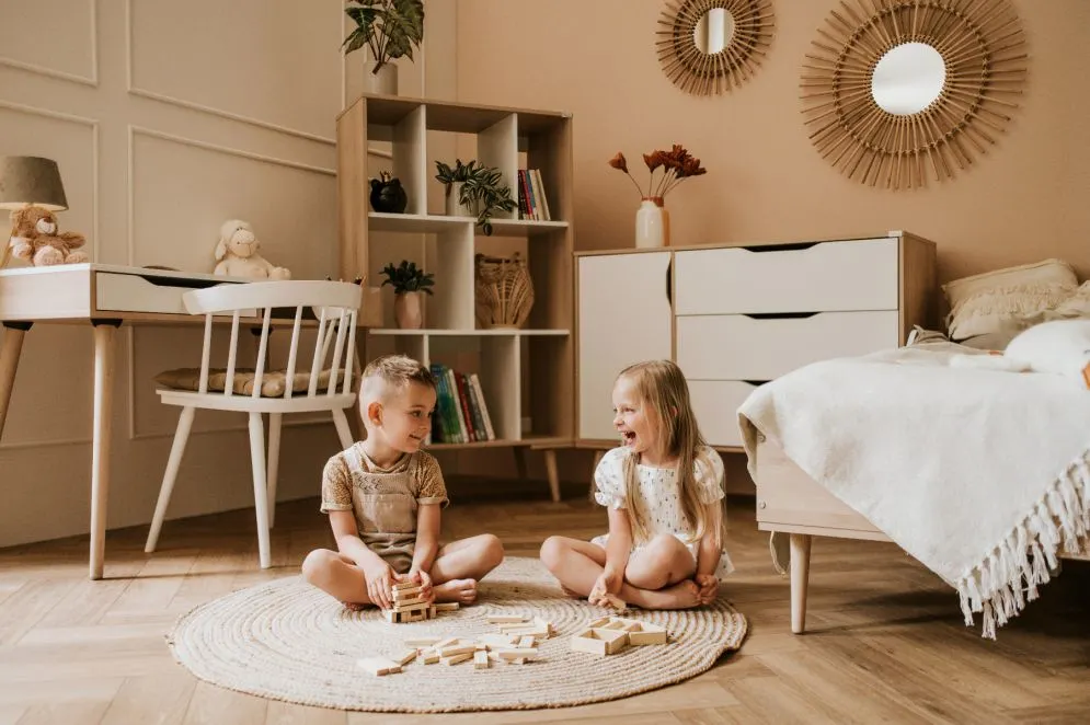 Regał SOFIE biały/buk na zabawki I sklep meblowy MIRAT. styl SKANDYNAWSKI