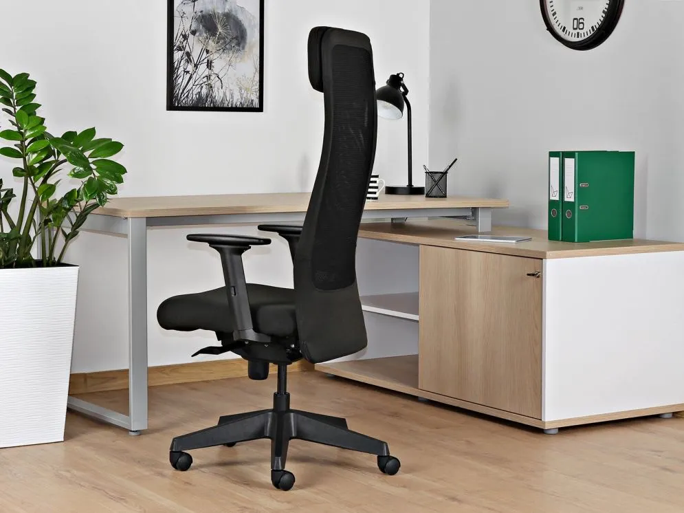 Fotel biurowy ARES MESH obrotowy z oparciem siatkowym | MIRAT.