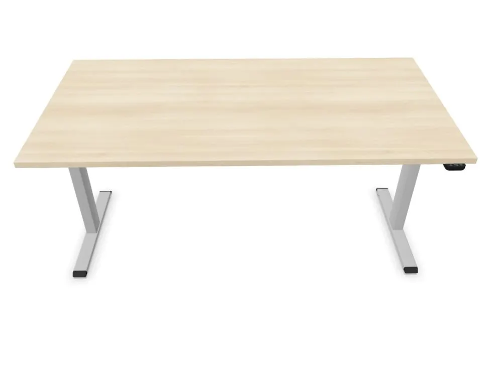 Biurko eCOMO 160x80cm akacjowe z regulacją wysokości I sklep meblowy MIRAT.