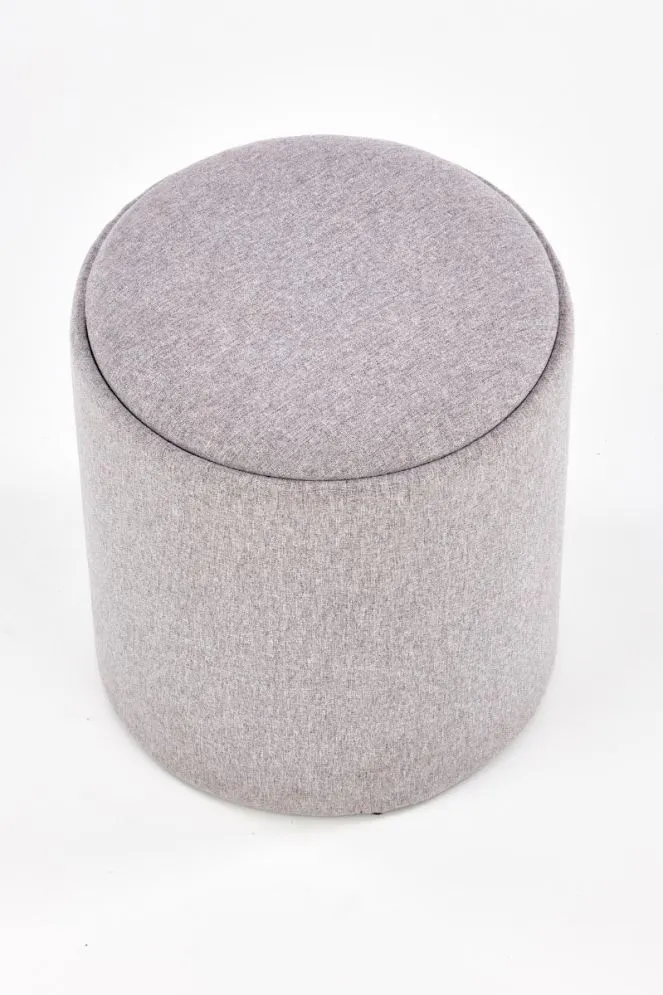 Zestaw puf AVIKO jasnoszare ze schowkiem | MIRAT.