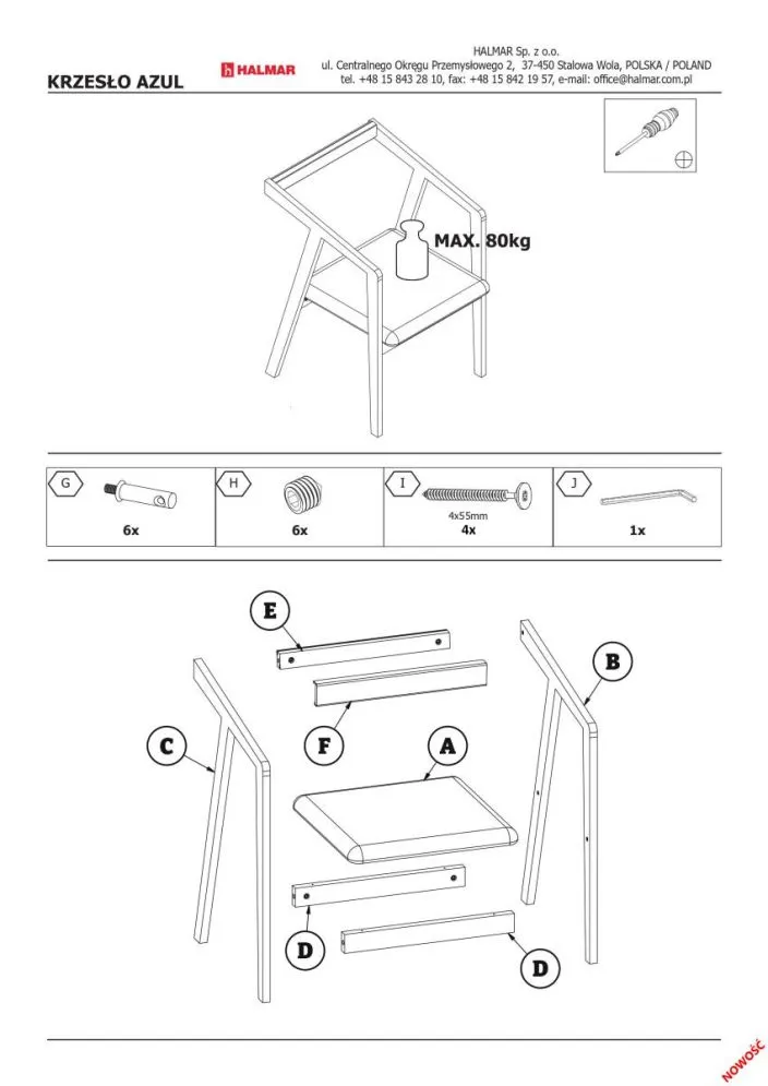Krzesło AZUL VELVET czarne/szare w stylu loft | MIRAT. styl LOFT, VINTAGE