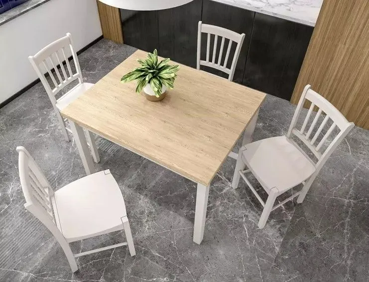 Stół Kuchenny ADAM 90x65 Dąb Cremona Torro / Kaszmir | Elegancki Design