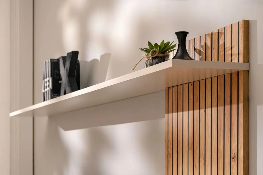 Meblościanka SOLO kaszmir/dąb artisan wisząca I sklep meblowy MIRAT.