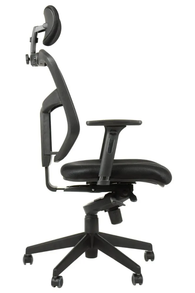 Fotel biurowy HN-5038 czarny ergonomiczny do biurka | MIRAT.