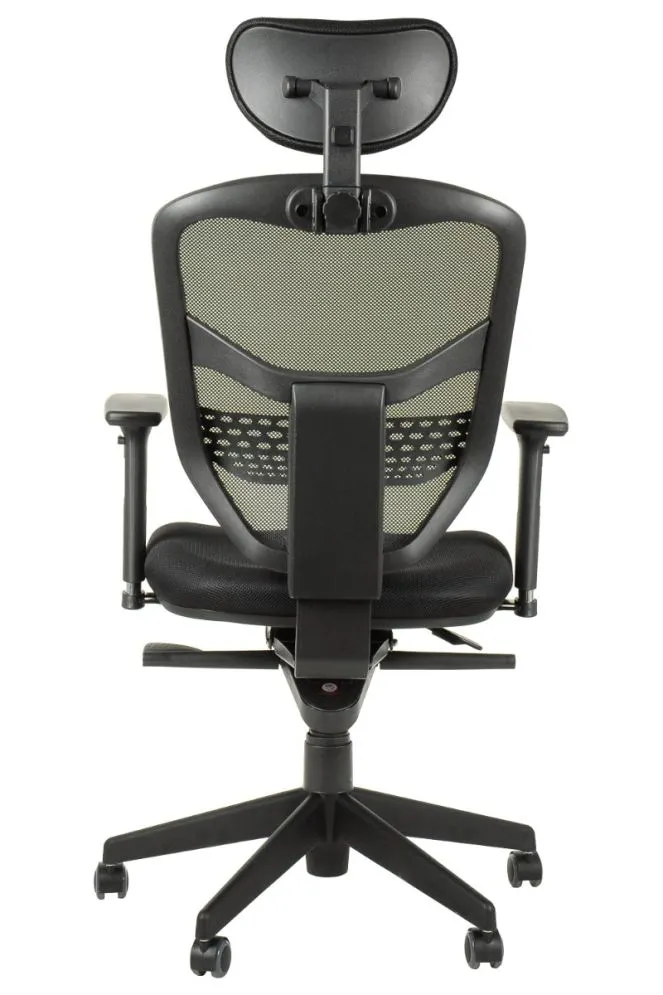 Fotel biurowy HN-5038 czarny ergonomiczny do biurka | MIRAT.