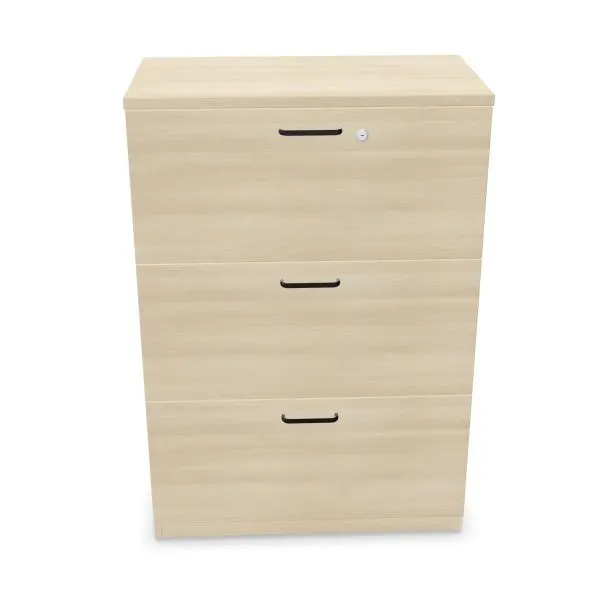 Komoda biurowa EASY SPACE CABINET 3D 80cm akacjowa zamykana I sklep meblowy MIRAT.