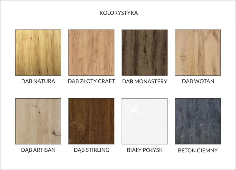 Stół rozkładany X 130(170)x80 beton ciemny nowoczesny | MIRAT.