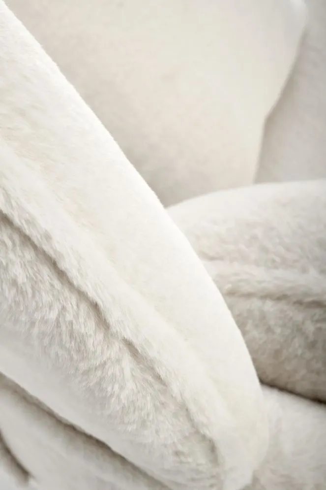 Fotel MERRY kremowy z poduszkami I sklep meblowy MIRAT.