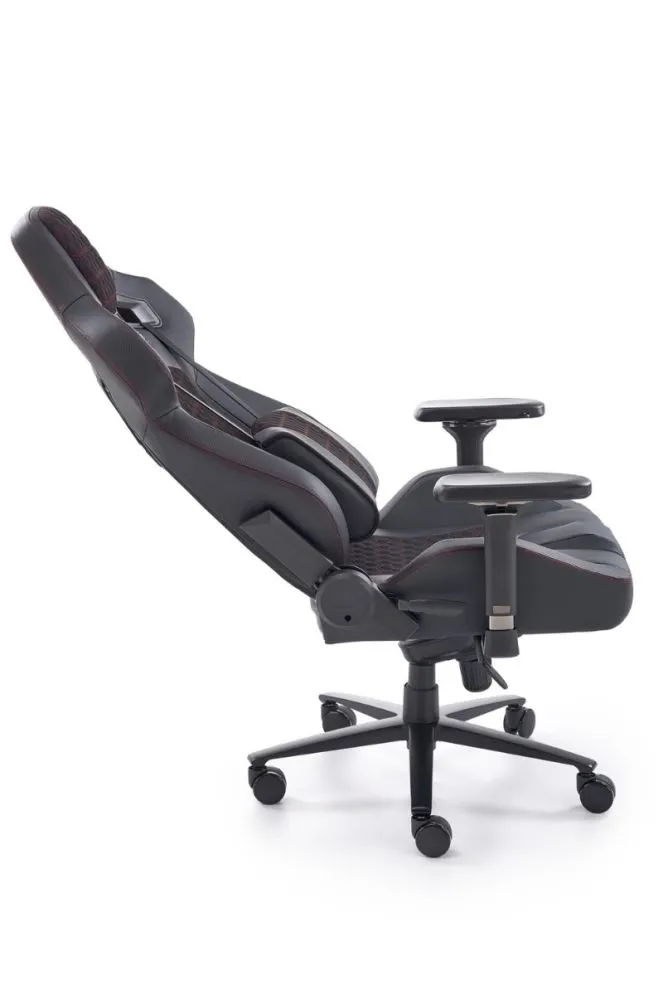 Fotel gamingowy BALDUR czarny z regulowanymi podłokietnikami I sklep meblowy MIRAT.