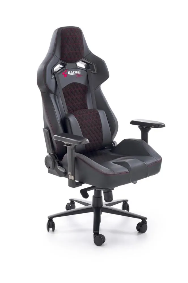 Fotel gamingowy BALDUR czarny z regulowanymi podłokietnikami I sklep meblowy MIRAT.