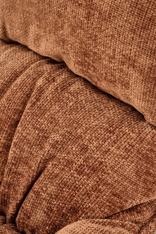 Fotel obrotowy LOBSTER cynamonowy/beżowy z ekoskóry I sklep meblowy MIRAT.