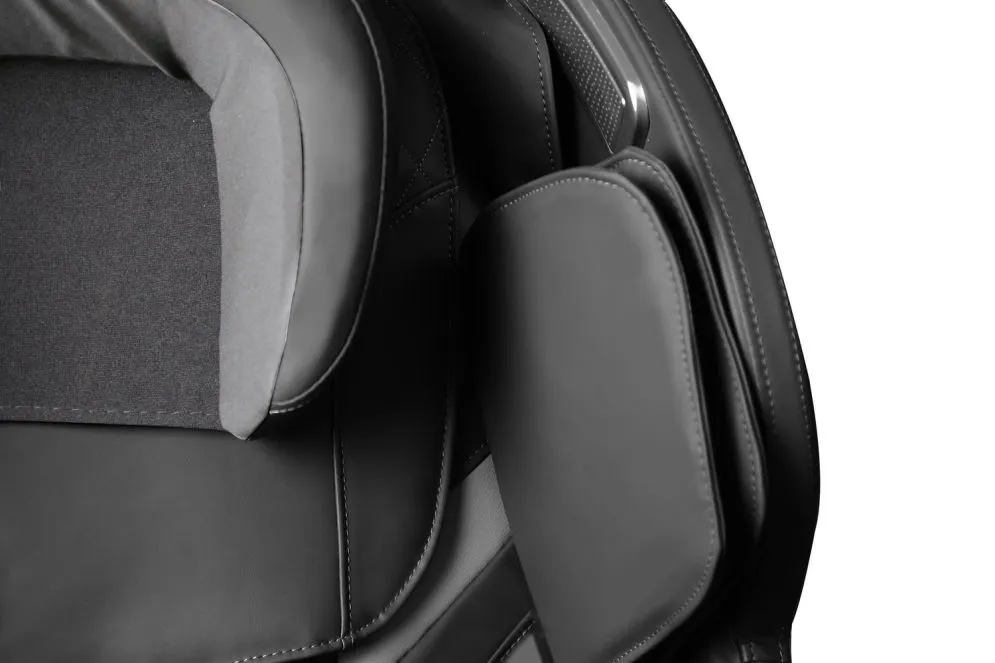 Fotel rozkładany SOLARIA czarny z funkcją masażu ekoskóra I sklep meblowy MIRAT.