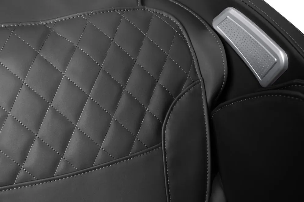 Fotel rozkładany SOLARIA czarny z funkcją masażu ekoskóra I sklep meblowy MIRAT.