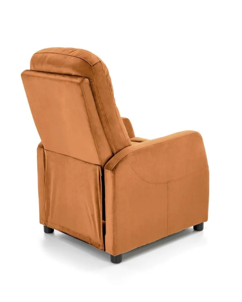 Fotel rozkładany FELIPE 2 VELVET cynamonowy wypoczynkowy I sklep meblowy MIRAT.