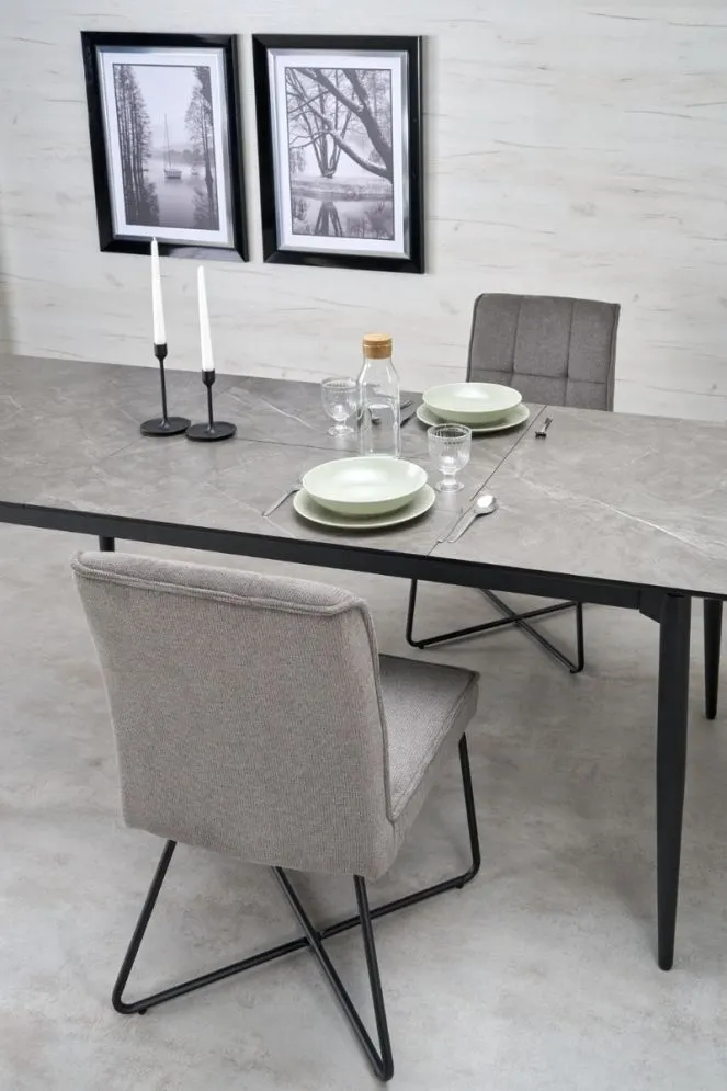 Krzesło tapicerowane K534 szare loftowe I sklep meblowy MIRAT. styl LOFT