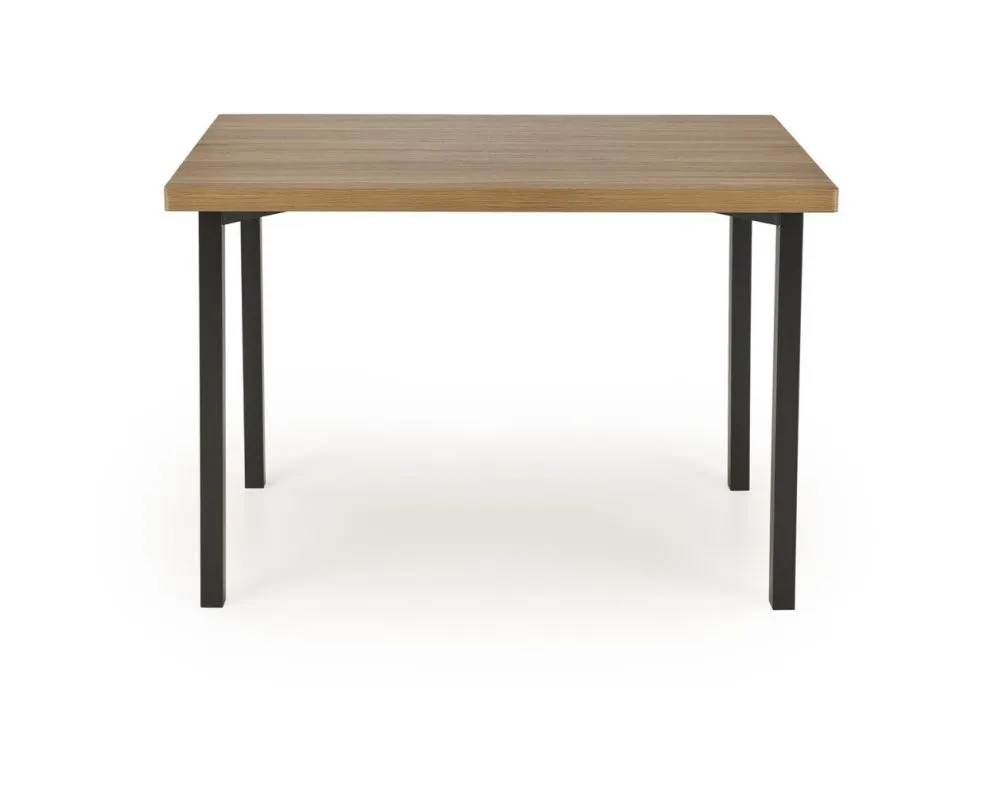 Zestaw MILTON stół + 4 krzesła dąb naturalny/czarny do jadalni I sklep meblowy MIRAT.