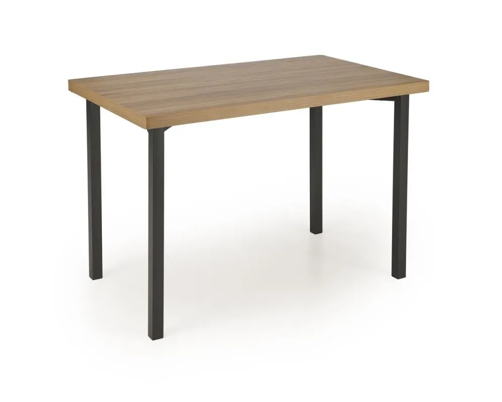 Zestaw MILTON stół + 4 krzesła dąb naturalny/czarny do jadalni I sklep meblowy MIRAT.