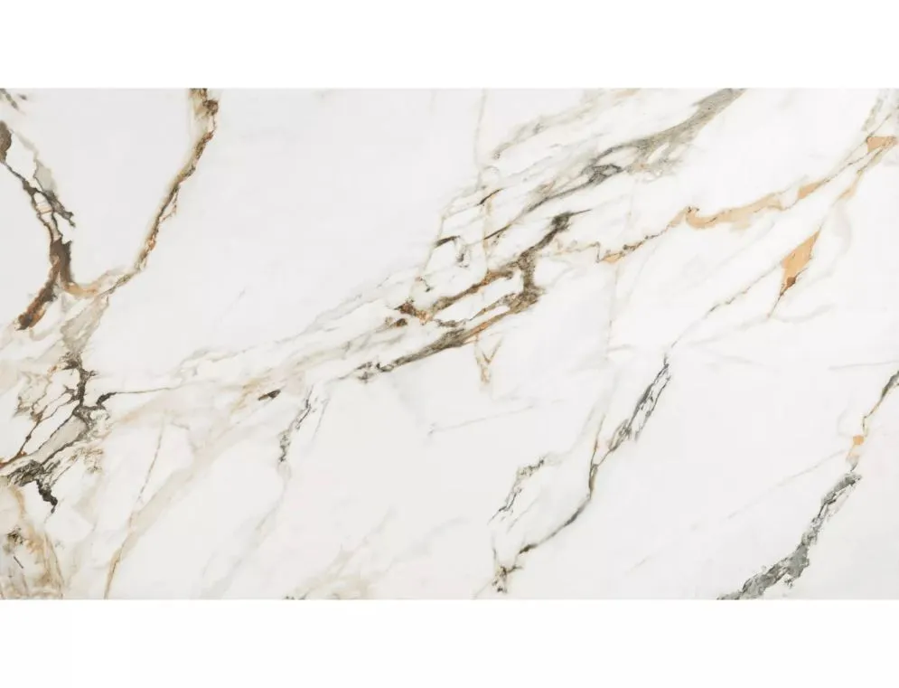 Stół rozkładany COLUMBUS CERAMIC 160(240)x90 biały/czarny mat z blatem ceramicznym I sklep meblowy MIRAT. styl GLAMOUR