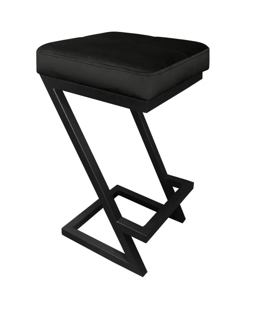 Hoker ZAZU VELVET czarny w stylu loft | MIRAT. w stylu LOFT kolekcja