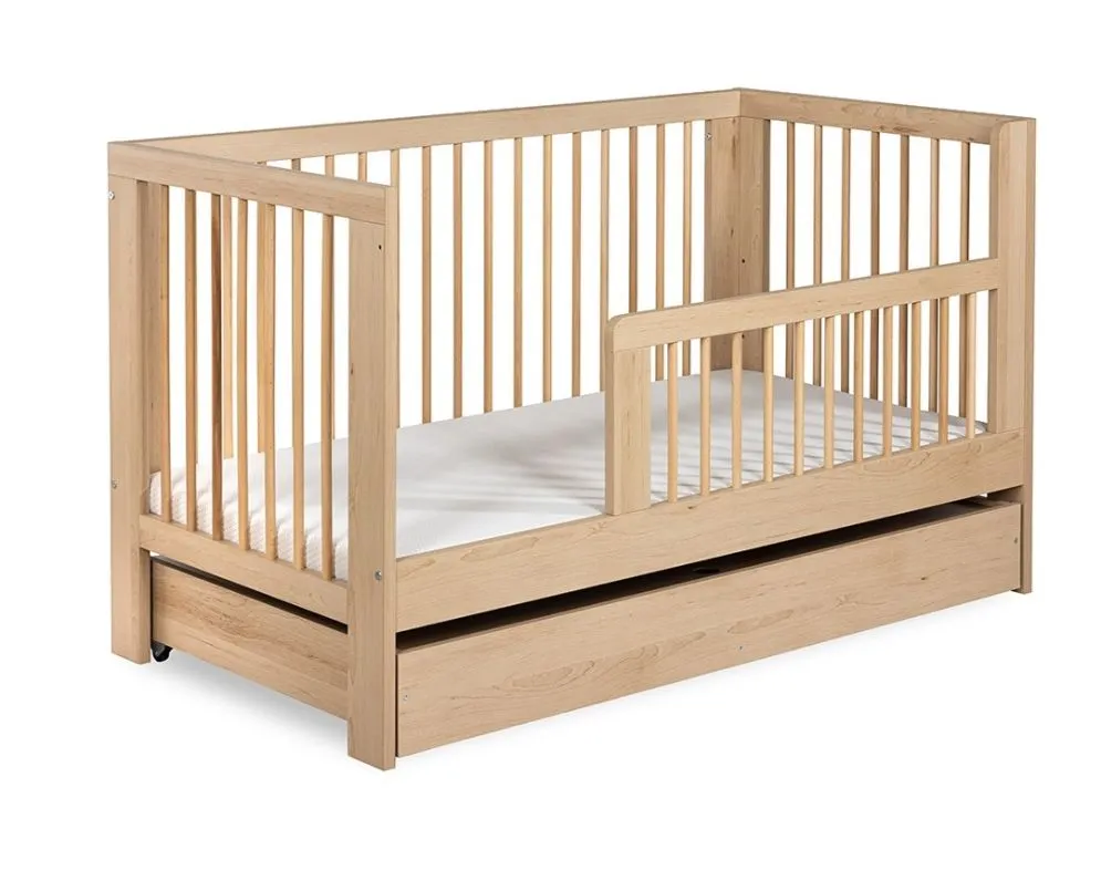 Łóżeczko dziecięce OLIVIA 120x60 buk I sklep meblowy MIRAT. styl SKANDYNAWSKI kolekcja OLIVIA