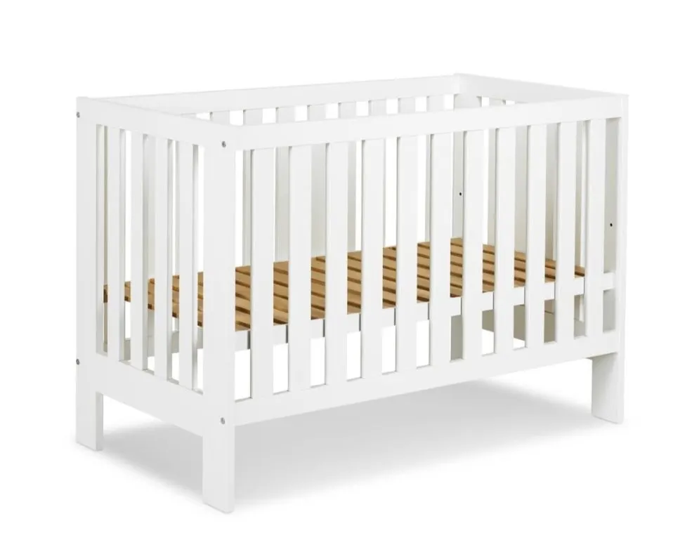 Łóżeczko dziecięce AMELIA II 120x60 białe I sklep meblowy MIRAT. styl SKANDYNAWSKI kolekcja AMELIA