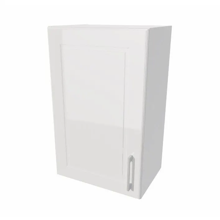 Szafka kuchenna wisząca 45 NATLIA W45 P/L biała z półkami | MIRAT.  kolekcja NATALIA