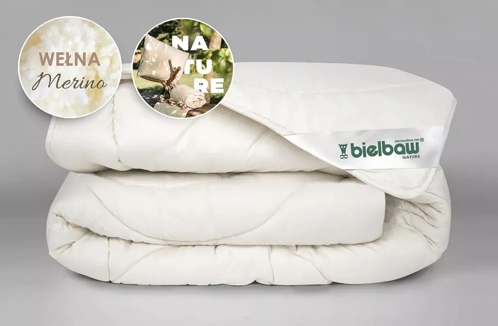 Kołdra wełniana Greno Merino 220x200 ciepła | MIRAT.