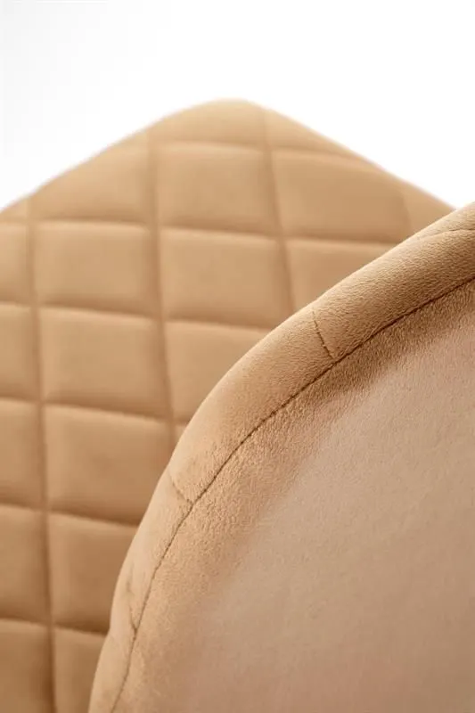 Krzesło tapicerowane K525 VELVET beżowe do jadalni I sklep meblowy MIRAT. styl GLAMOUR, LOFT