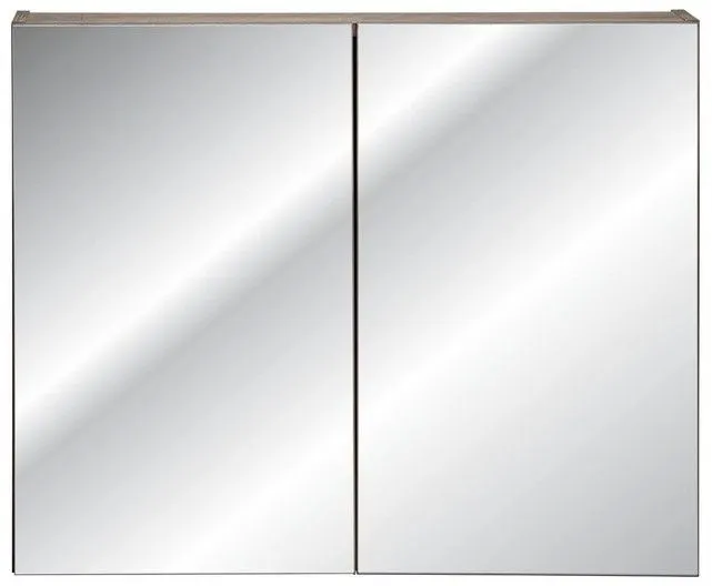 Szafka łazienkowa SANTA FE OAK 80 dąb z lustrem COMAD | MIRAT. styl LOFT kolekcja SANTA FE OAK