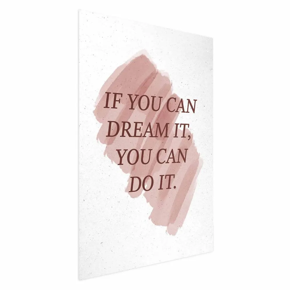 Plakat You Can Do It 21x30 cm bez ramy bez marginesu | MIRAT.
