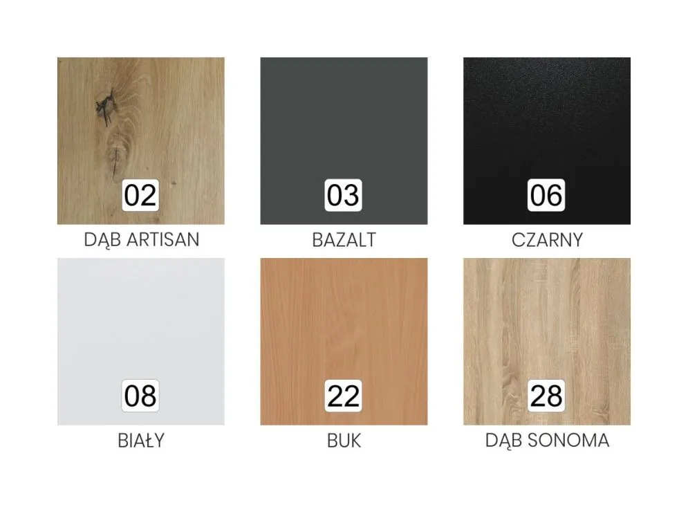 Łóżko z płyty 80262 160x200 z szufladami na pościel | MIRAT.