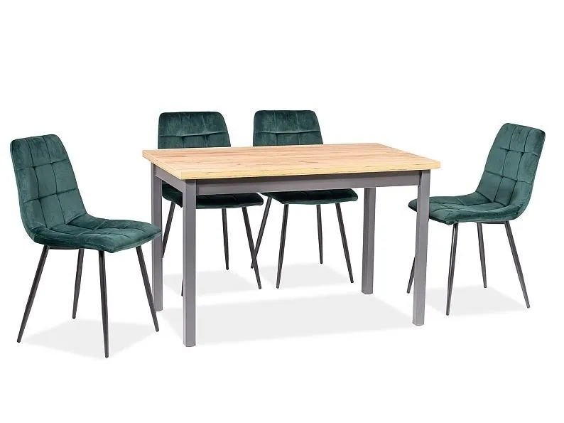 Krzesło MILA VELVET zielone do jadalni i salonu aksamitne | MIRAT. w stylu GLAMOUR kolekcja