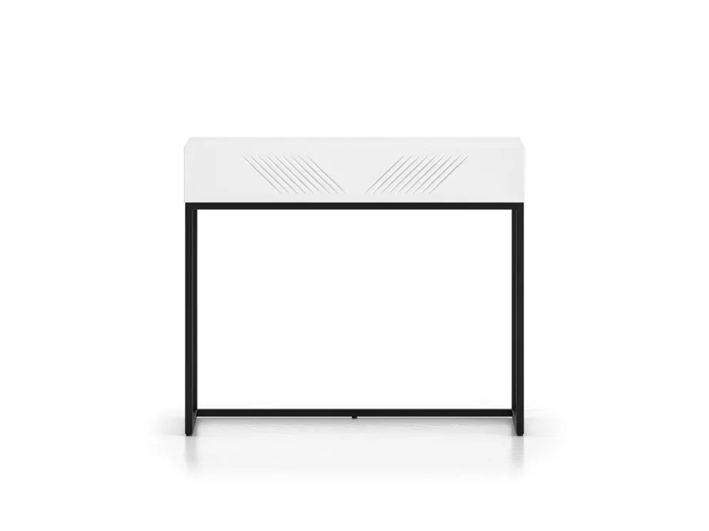 Toaletka KLARA biały mat na kosmetyki do sypialni I sklep meblowy MIRAT. styl GLAMOUR kolekcja KLARA