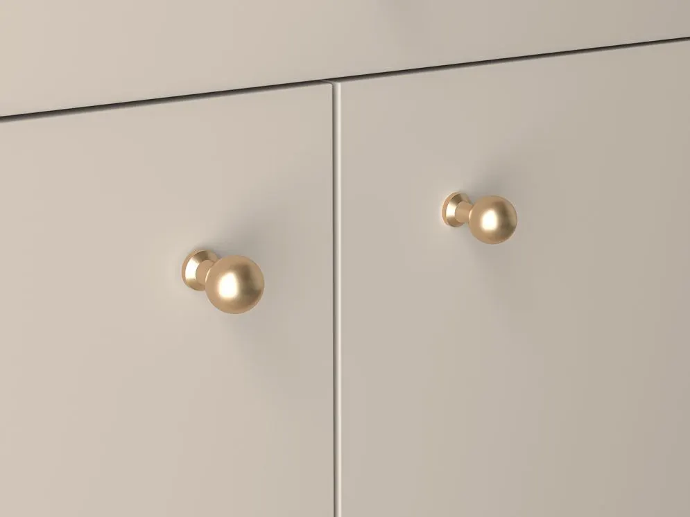 Szafka na buty ELLEN 1S2D kaszmir wysoka I sklep meblowy MIRAT. styl GLAMOUR, RYFLOWANY kolekcja ELLEN