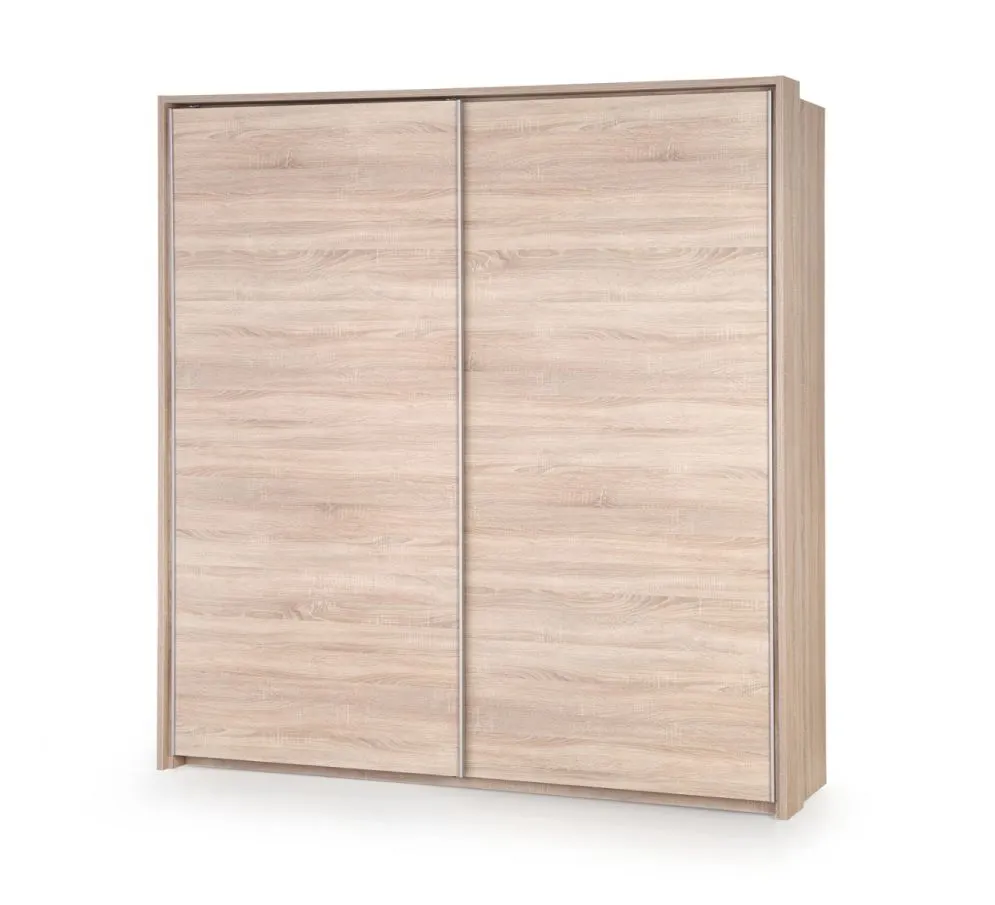 Szafa przesuwna LIMA S1 153cm dąb sonoma do sypialni  I sklep meblowy MIRAT. styl SKANDYNAWSKI kolekcja LIMA