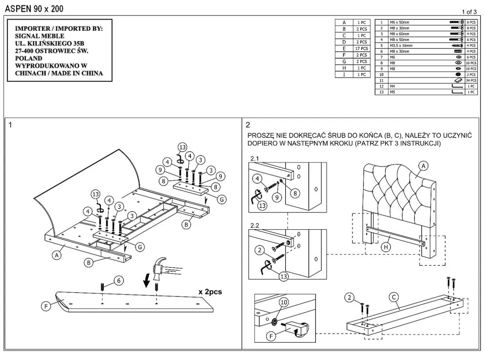 Łóżko tapicerowane ASPEN VELVET 90x200 różowe z pikowanym zagłowiem | MIRAT. w stylu GLAMOUR kolekcja