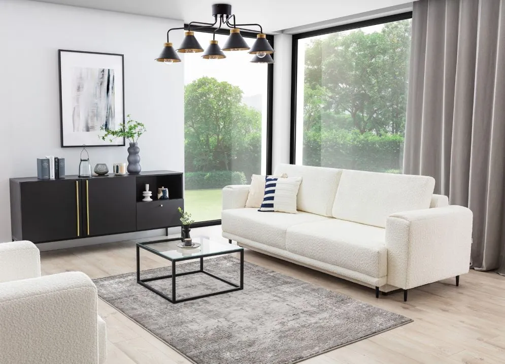 Dywan ASHEN 120x180 szary 3D I sklep meblowy MIRAT.