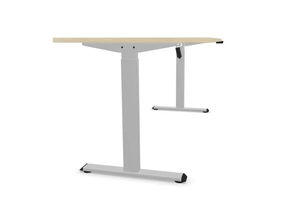 Biurko eCOMO 160x80cm akacjowe z regulacją wysokości I sklep meblowy MIRAT.