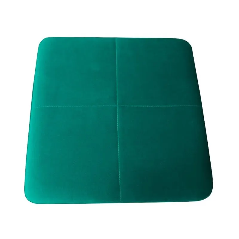 Taboret MAESTRO LOW MG VELVET morski na metalowych nogach | MIRAT. w stylu kolekcja