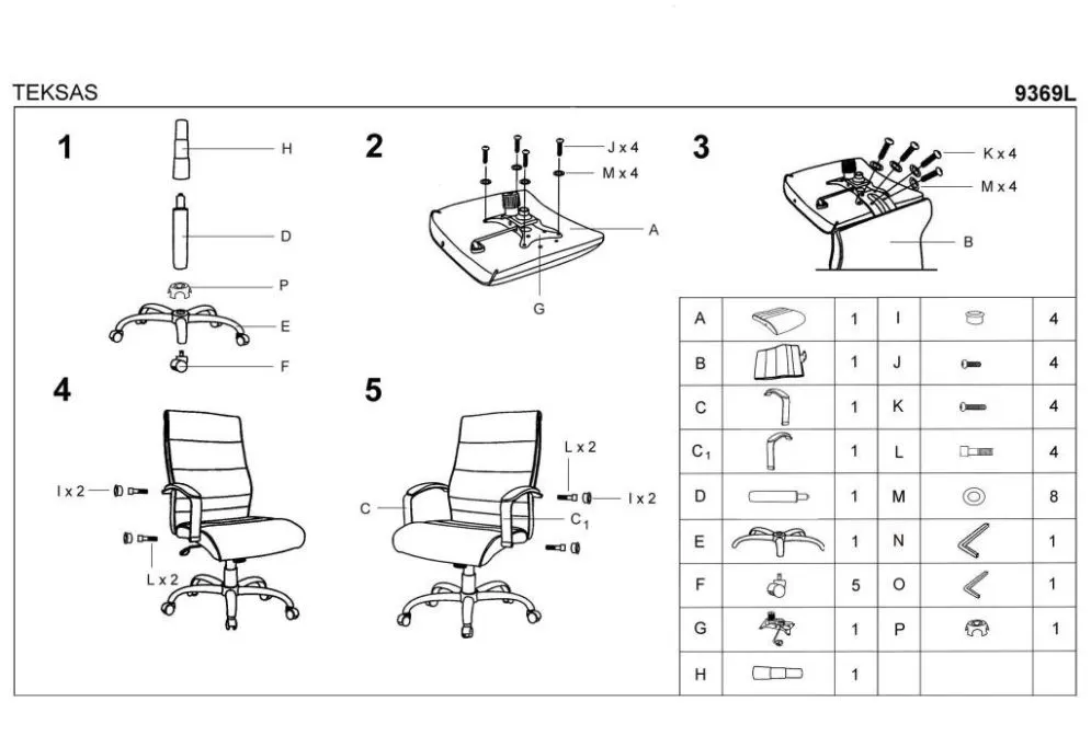 Fotel biurowy TEKSAS czarny gabinetowy ze skóry naturalnej | MIRAT.