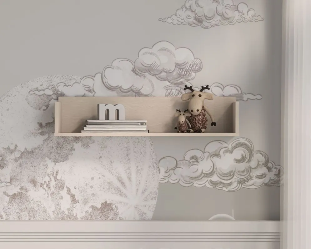 Półka MEVEL dąb jasny I sklep meblowy MIRAT. styl KLASYCZNY, SKANDYNAWSKI kolekcja MEVEL