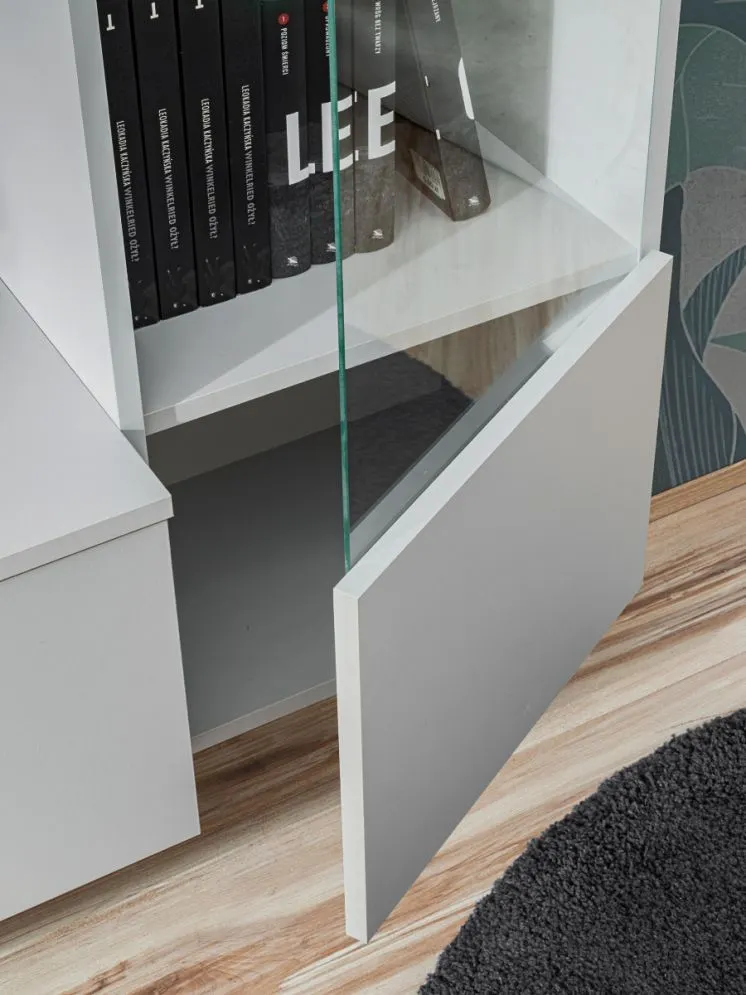 Meblościanka VERTI artrisan/perla gray nowoczesna I sklep meblowy MIRAT.